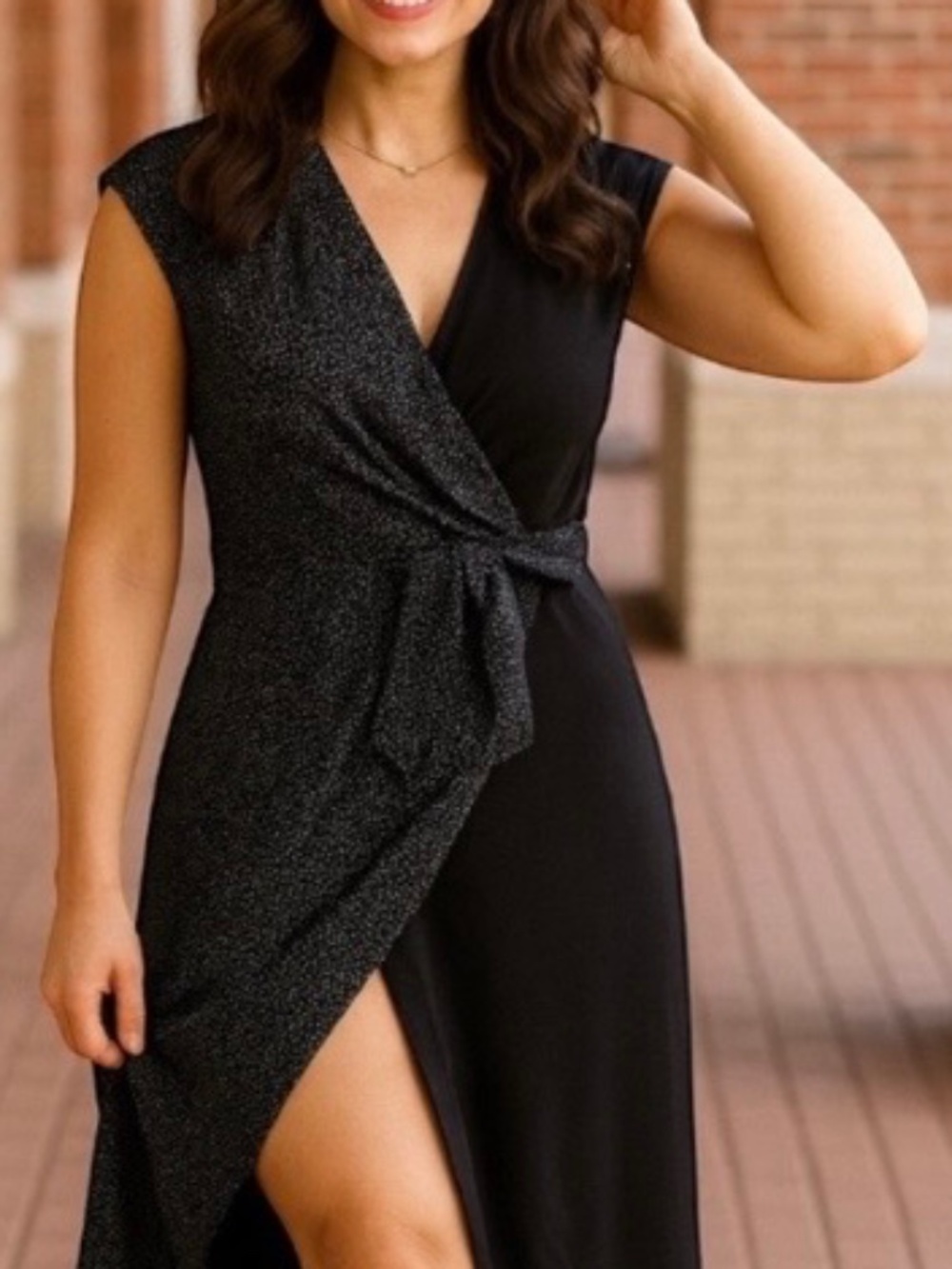 CAbi 5609 Limited Edition Disco Polka Dot Wrap Dress